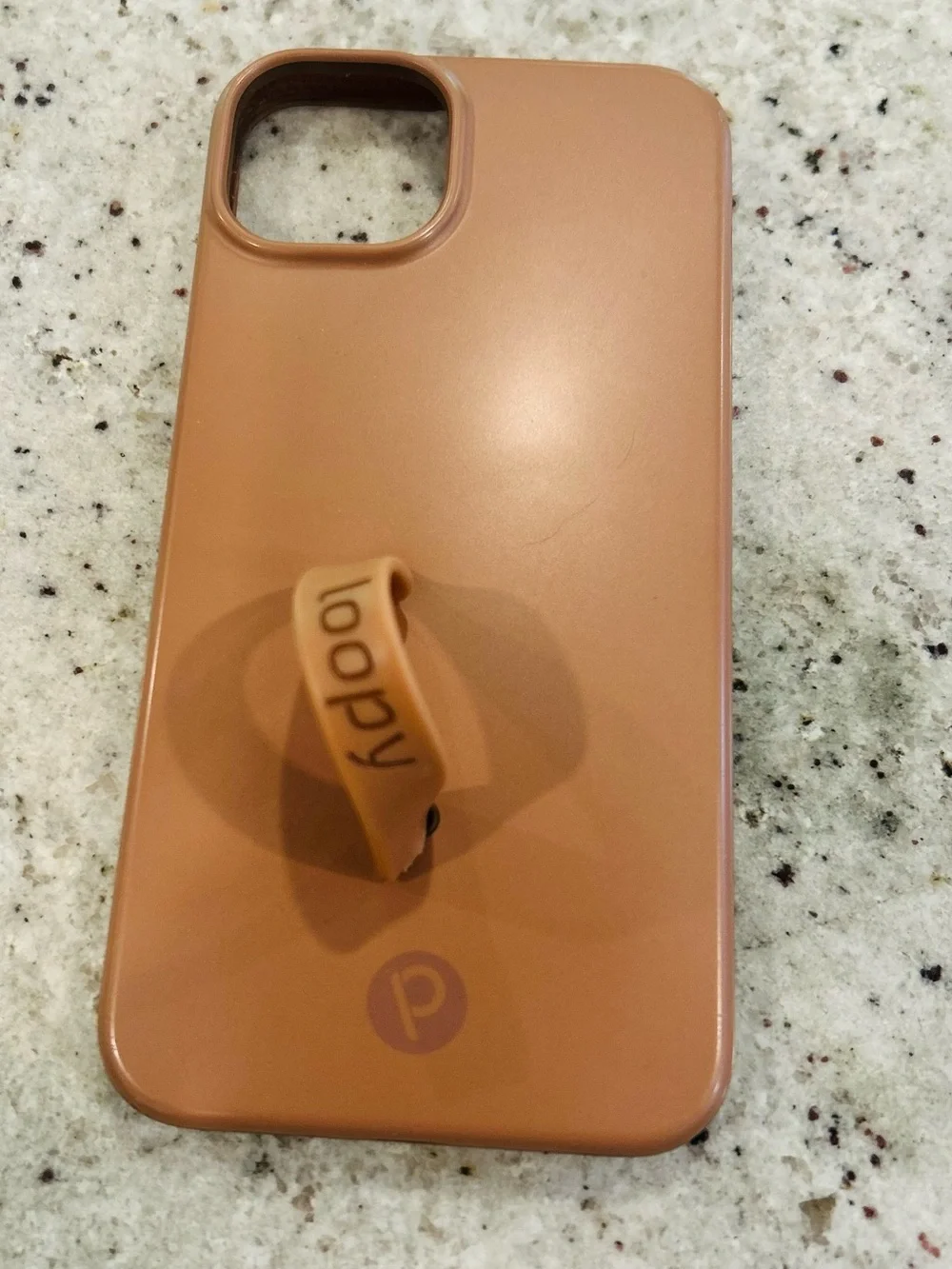 Loopy iPhone 14 Plus Case in Saddle Brown